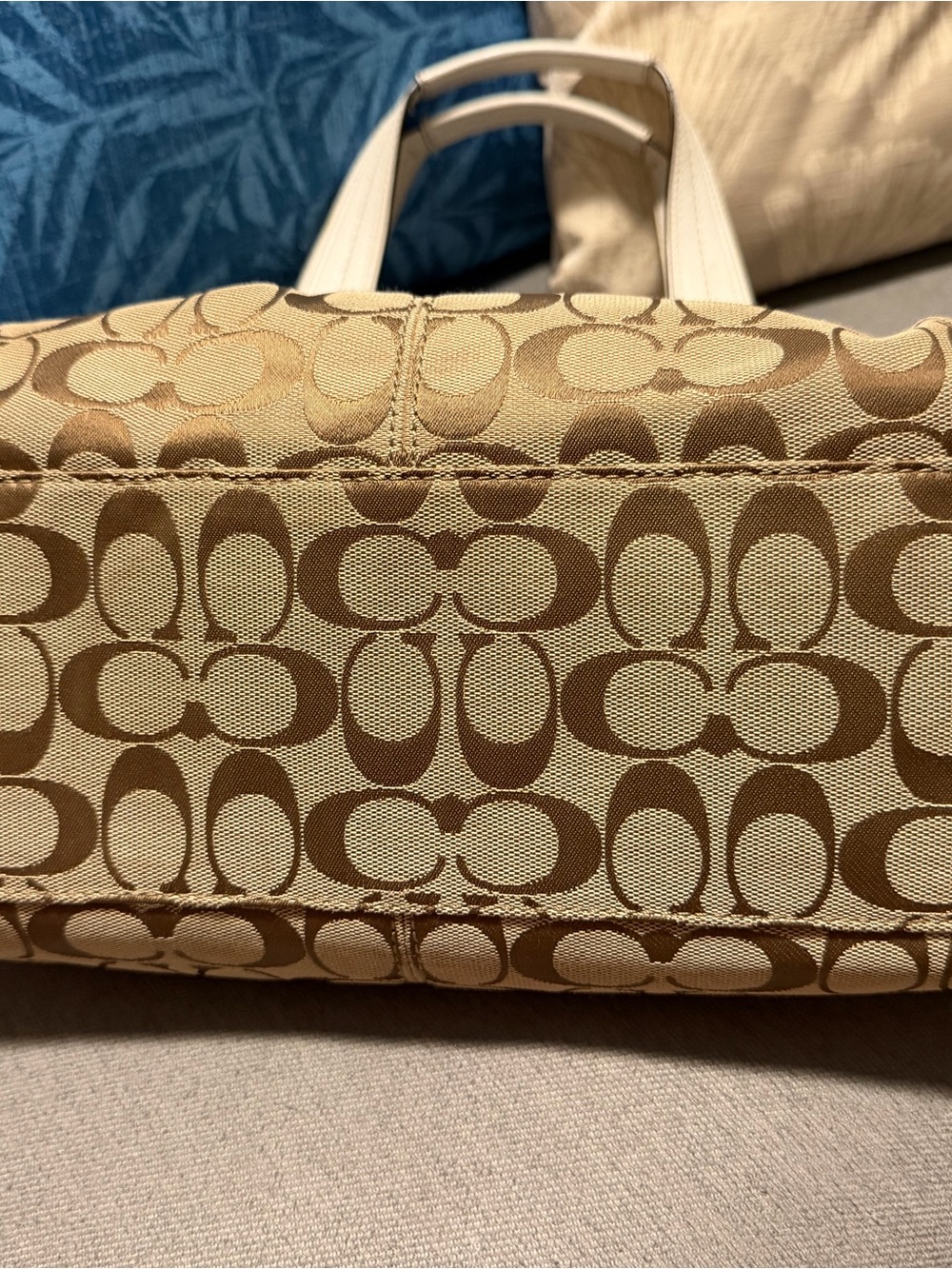 Coach Signature Soho Pleated Tote - Picture 12 of 12